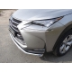 Накладка решётки радиатора 12 мм ТСС для Lexus NX-200t 2014-2017
