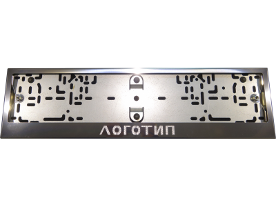 Рамка номерного знака Suzuki SX4 (комплект) ТСС для Suzuki SX4 New 2013-2021
